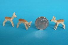 3 Miniatur-Rehe