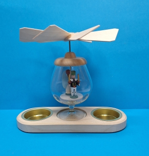 Pyramide im Mini-Cognacglas, Einzelst�ck