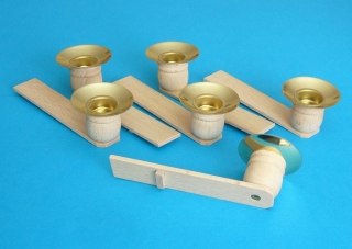 6 Kerzenhalter mit 17er T�lle
