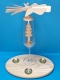 Pyramide im Sektglas, Rehe