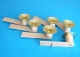 6 Kerzenhalter mittel mit 14er T�lle