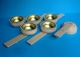 6 Teelichthalter flach f�r Pyramide