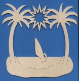 Fensterbild "Surfer"