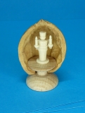 Miniatur in Walnuss, Bergmann