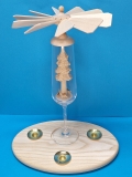 Pyramide im Sektglas, Rehe