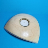 gedrechselter Teelichthalter, dreieckig