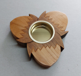 Teelichthalter "3 Haseln�sse"